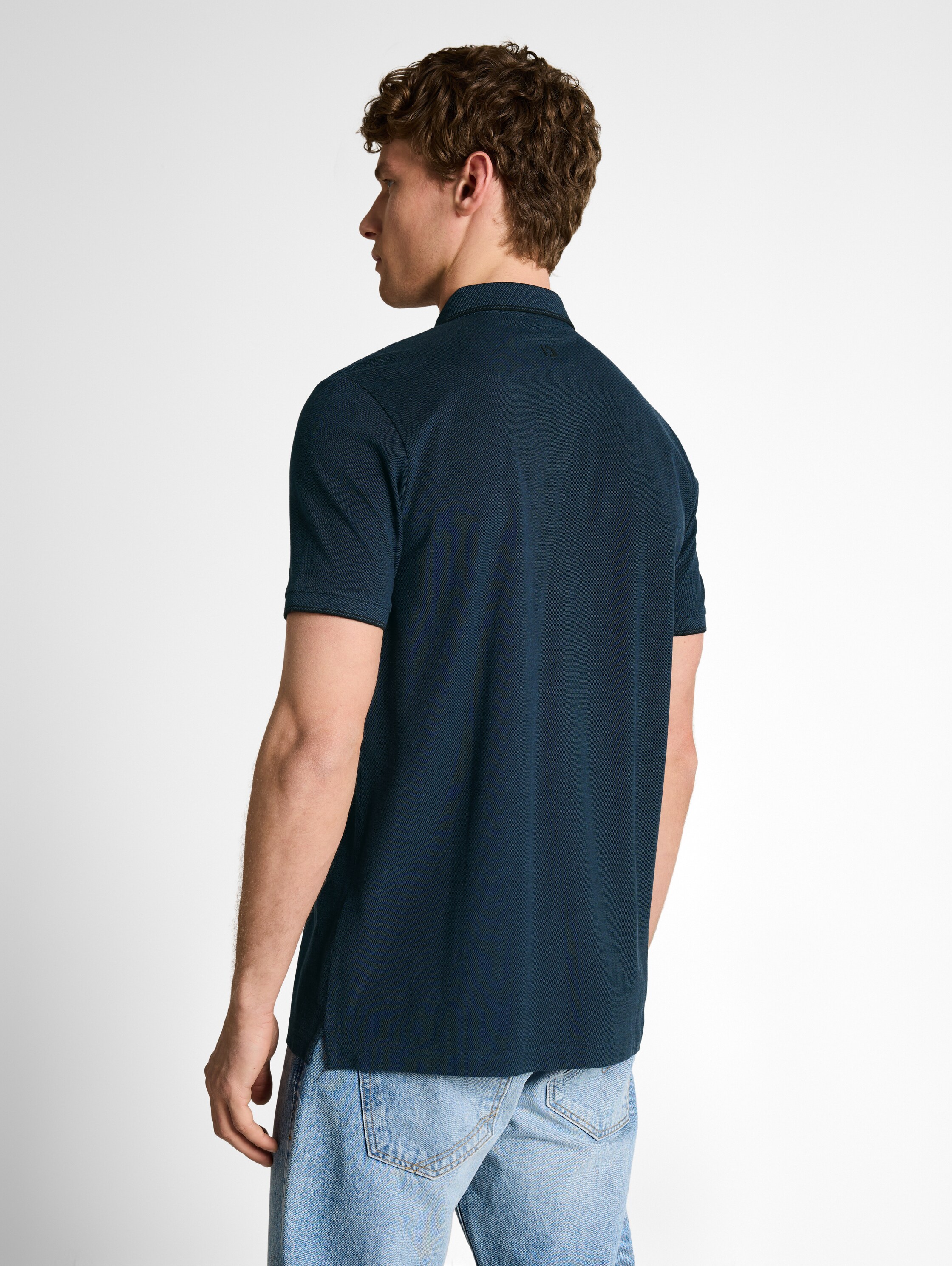 Piqué Poloshirt aus Baumwolle