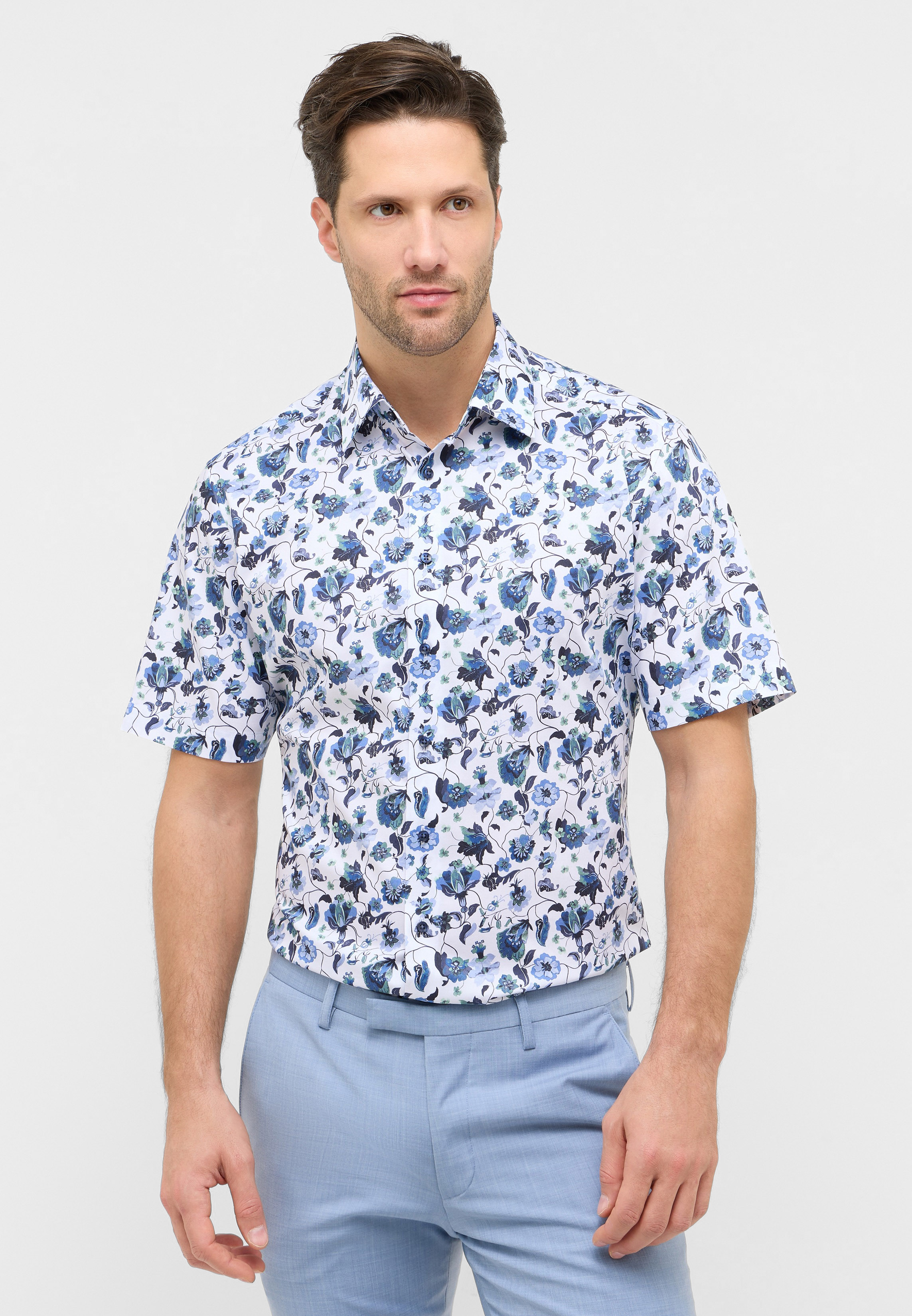 Hemd Twill Kurzarm