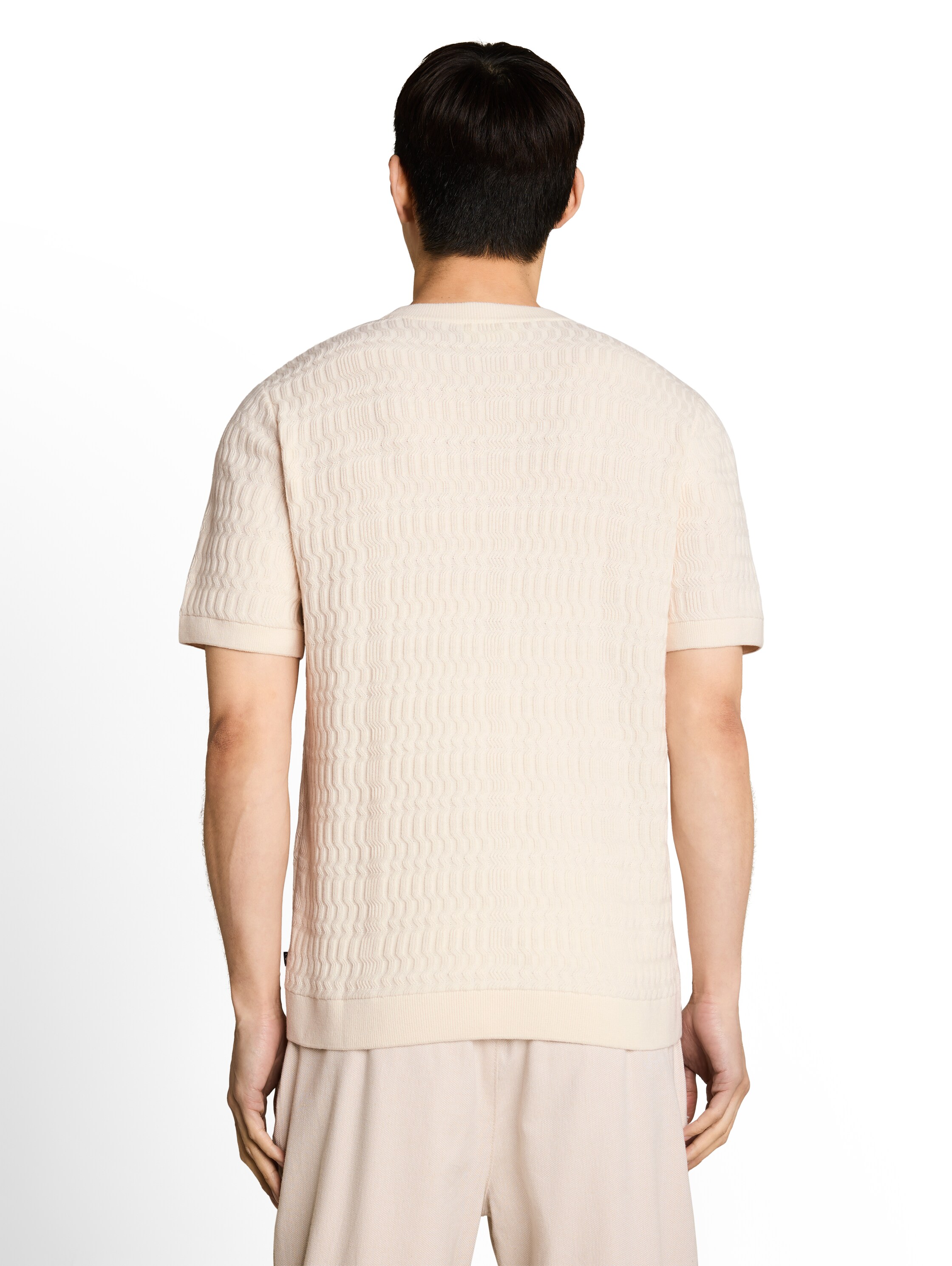 Strickpullover mit Rippstruktur