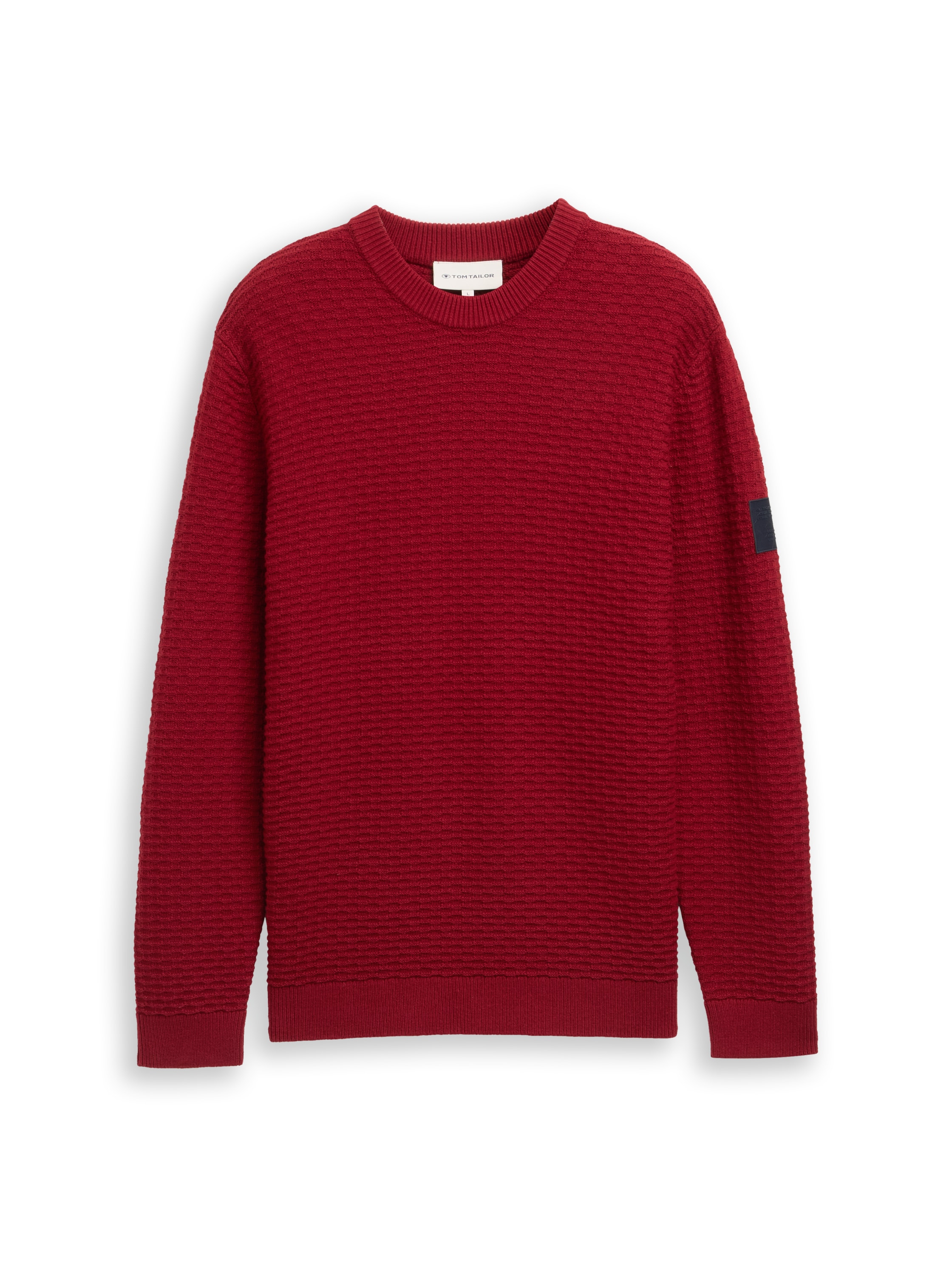 Strickpullover mit Rundhalsausschnitt