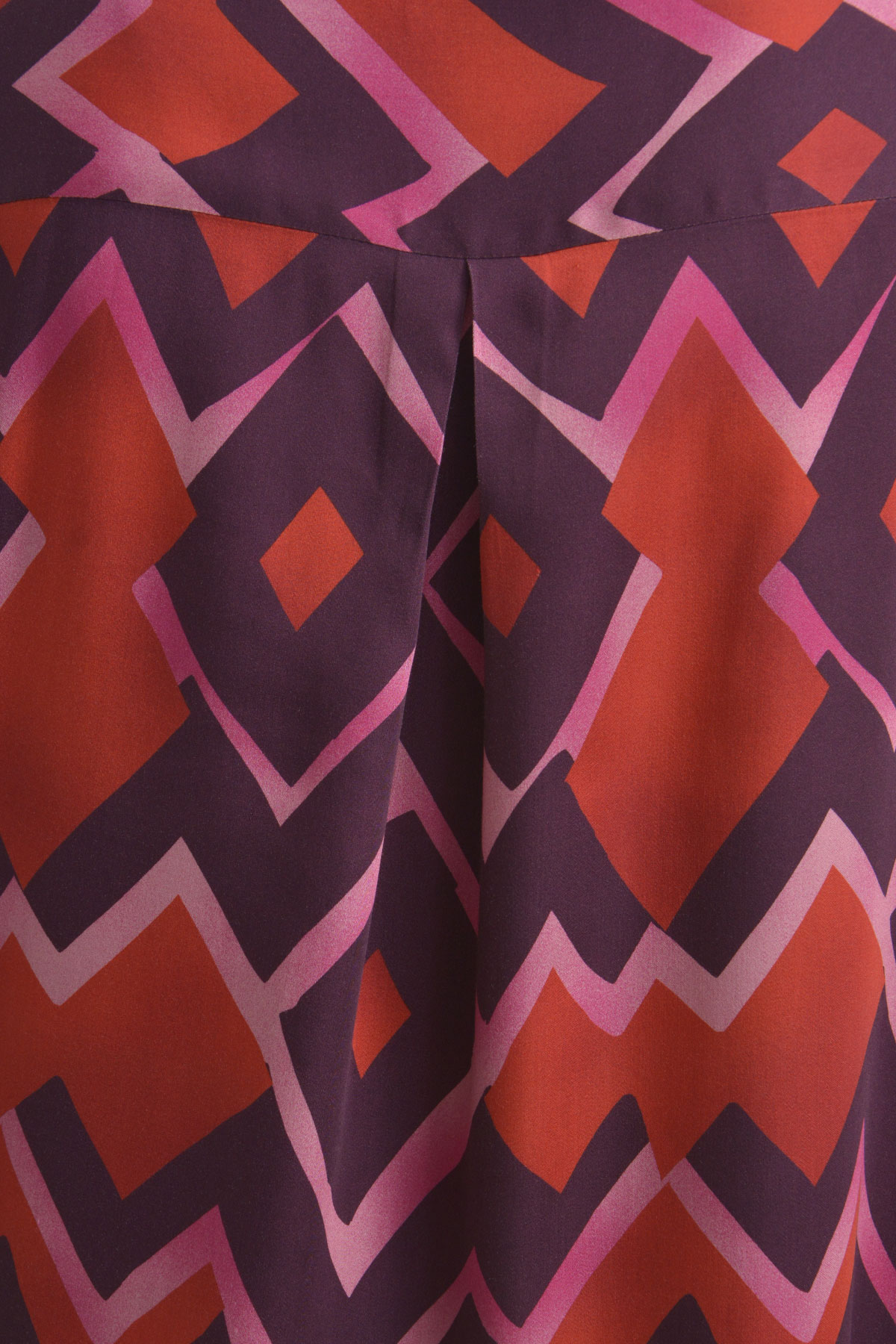 Blouse w collar and placket + 1/1 sleeves