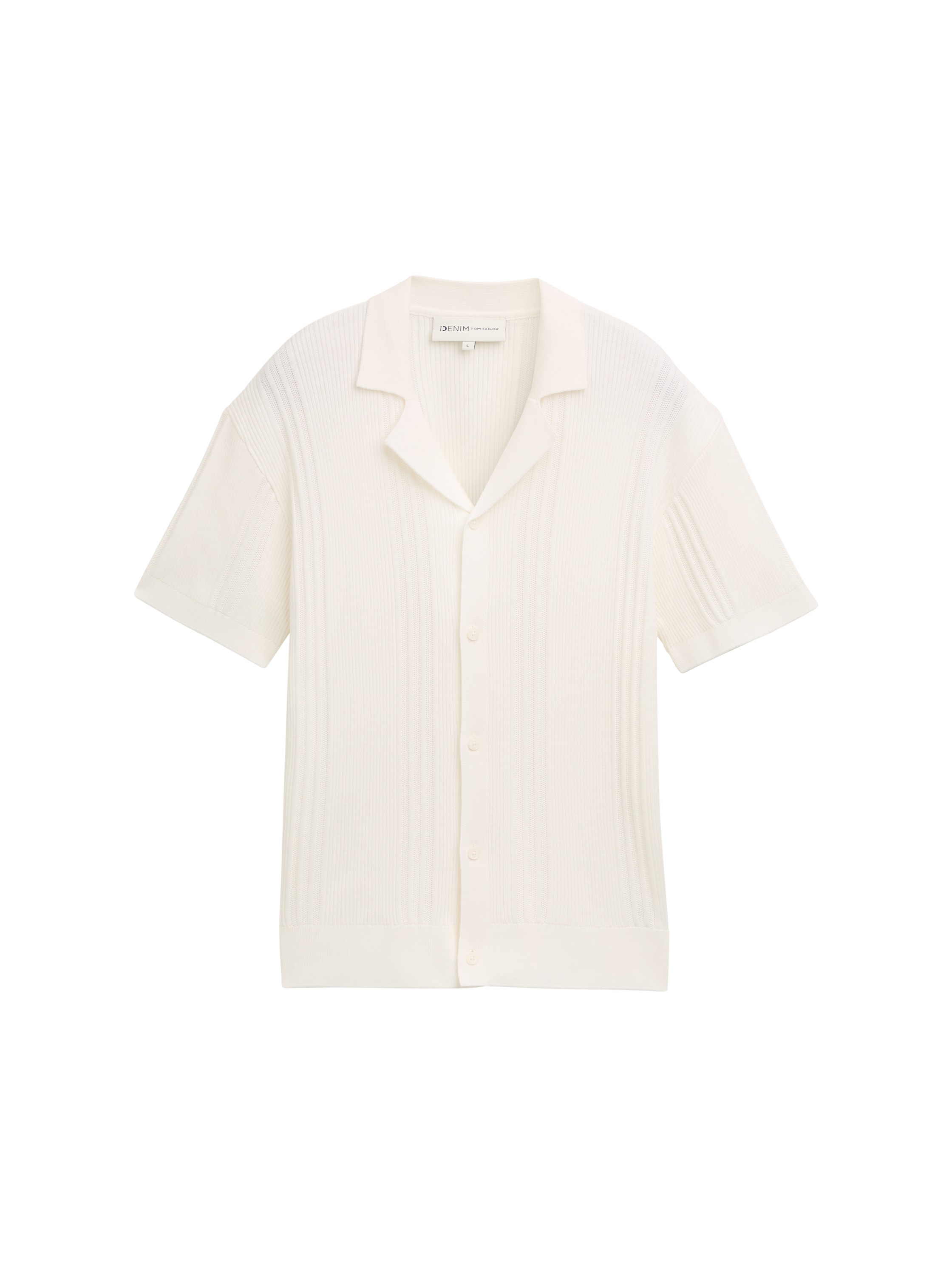 Relaxed Fit Strickhemd im Polo-Look