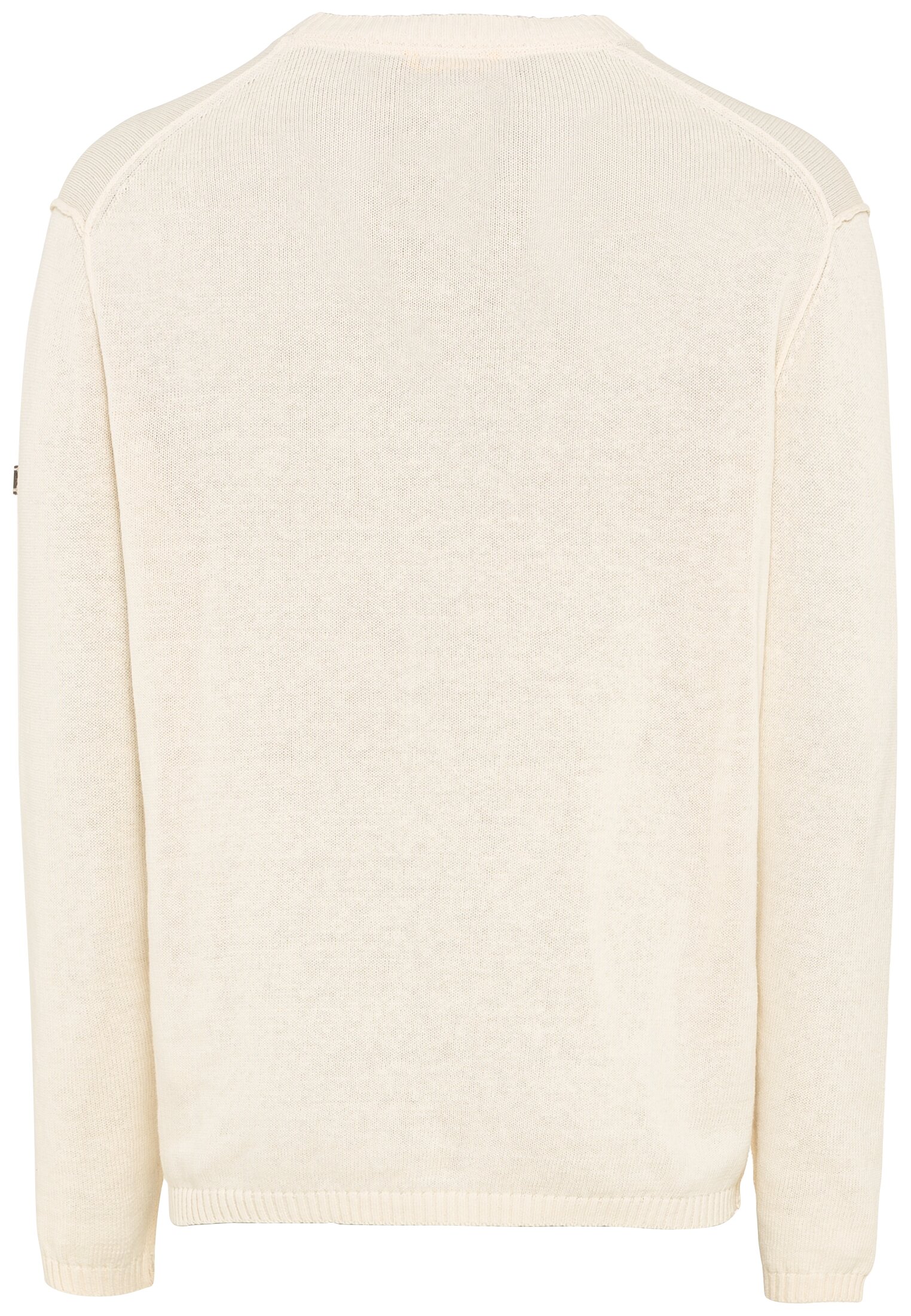 Feinstrickpullover mit Rundhalsausschnitt