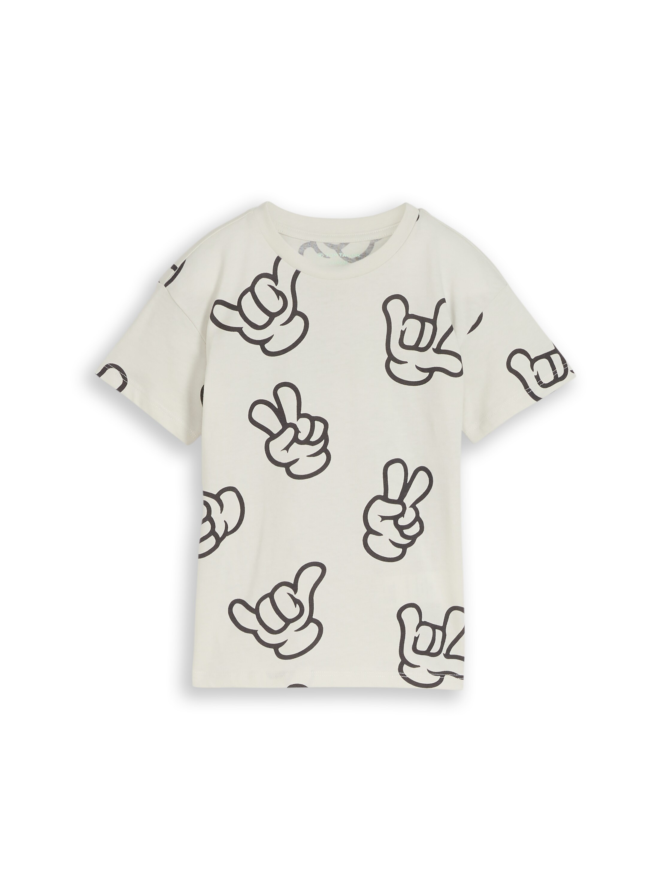 Oversize T-Shirt mit Muster