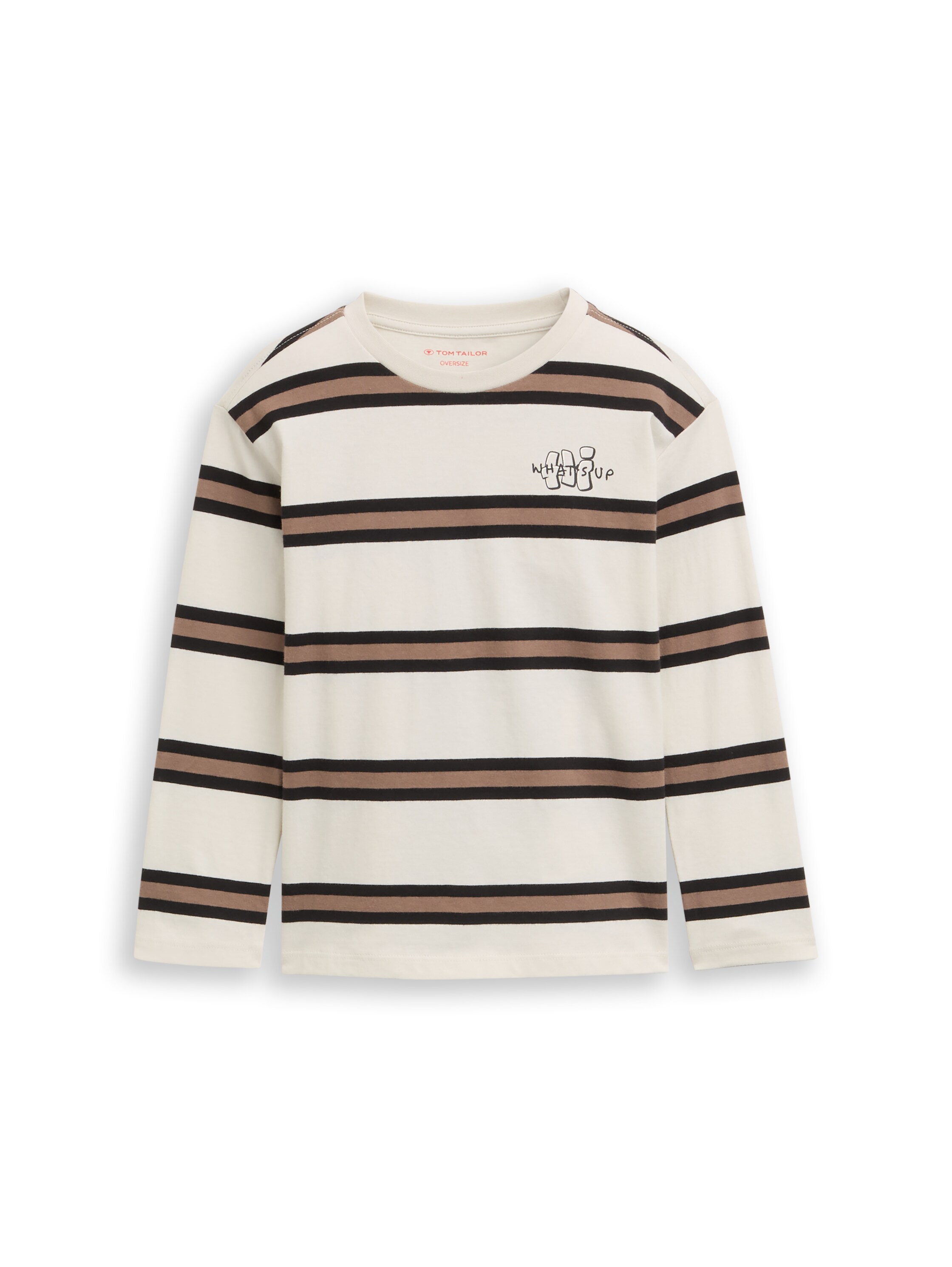 Langarmshirt mit Streifenmuster
