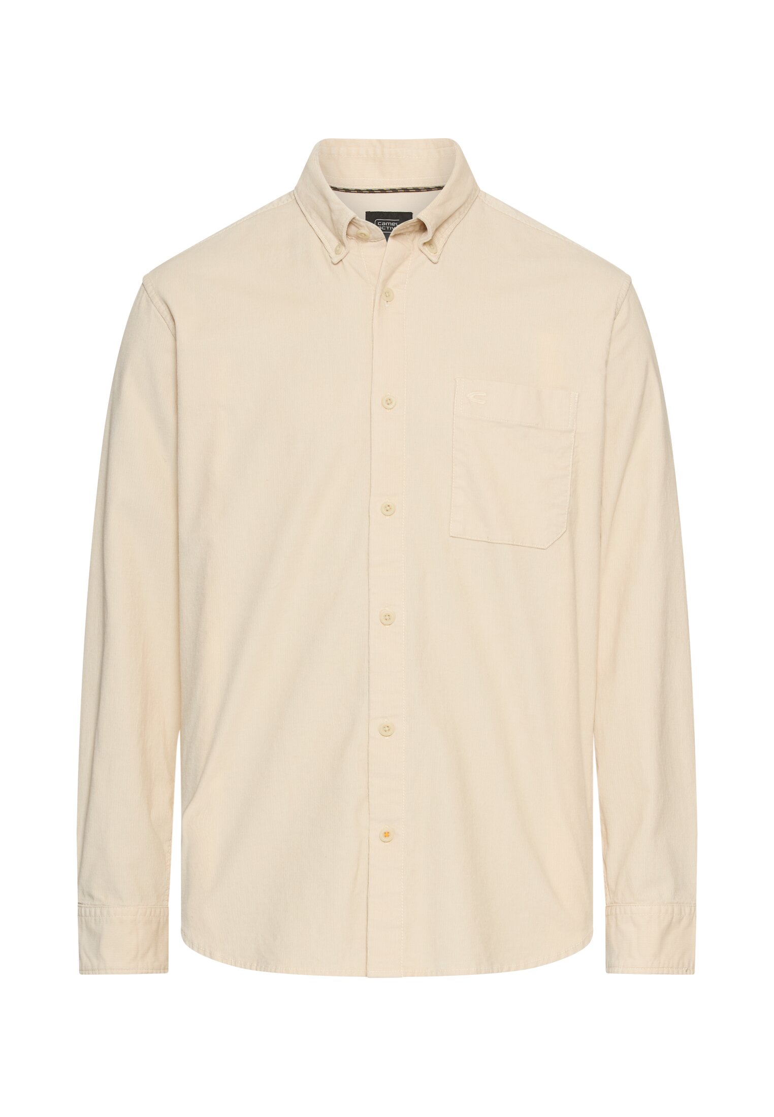 fleXXXactive® Langarm Shirt mit Button-Down-Kragen und Brusttasche