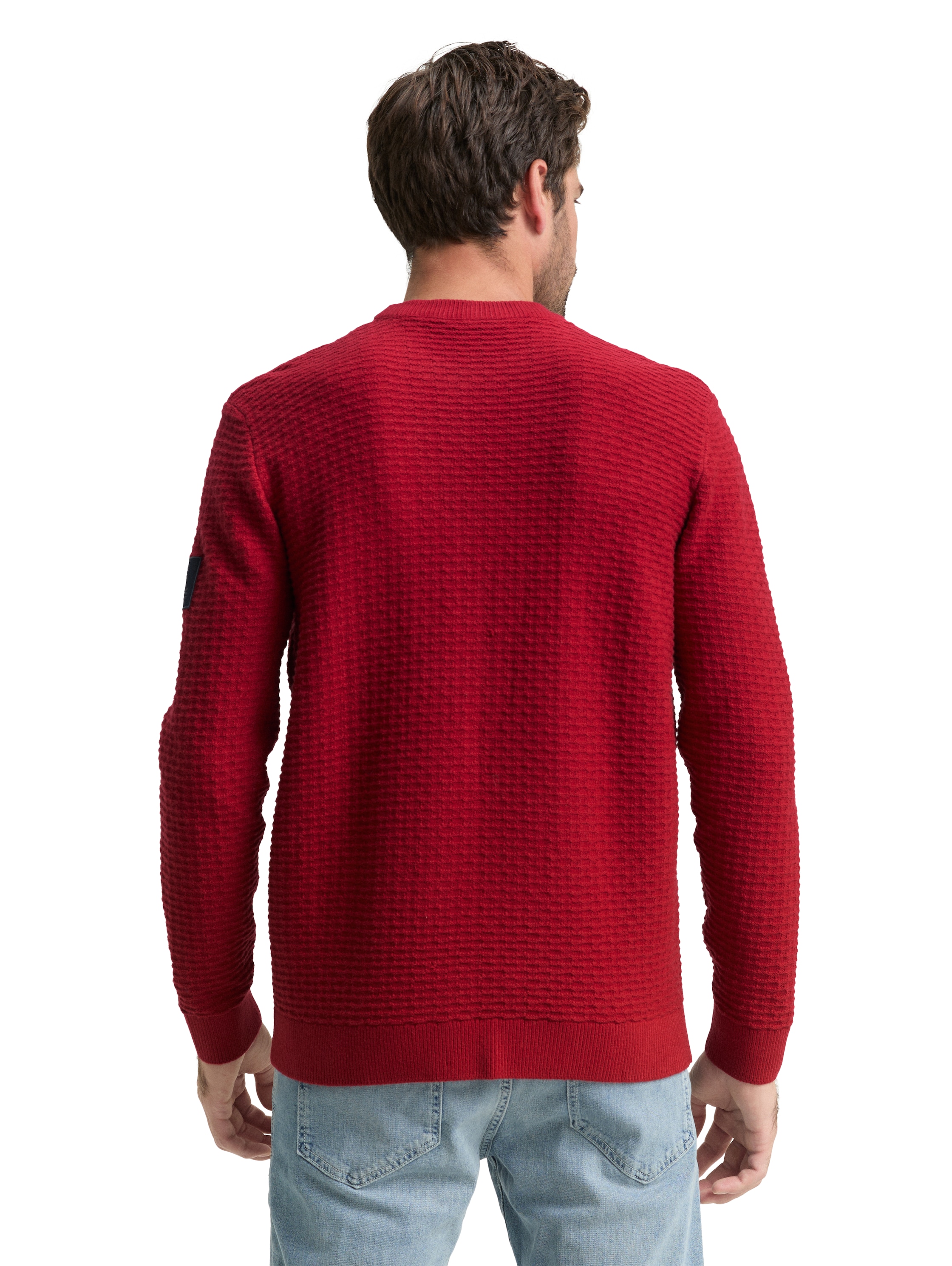 Strickpullover mit Rundhalsausschnitt