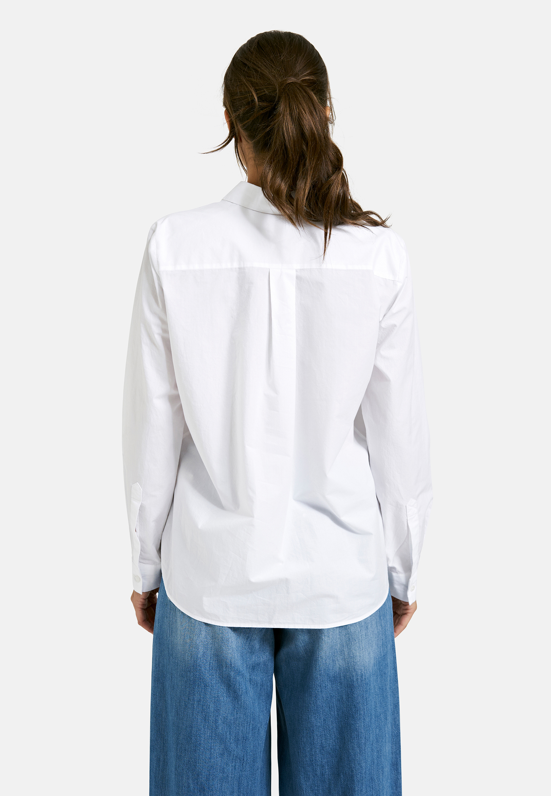 shirt blouse w/ front print 1/1 sleeve