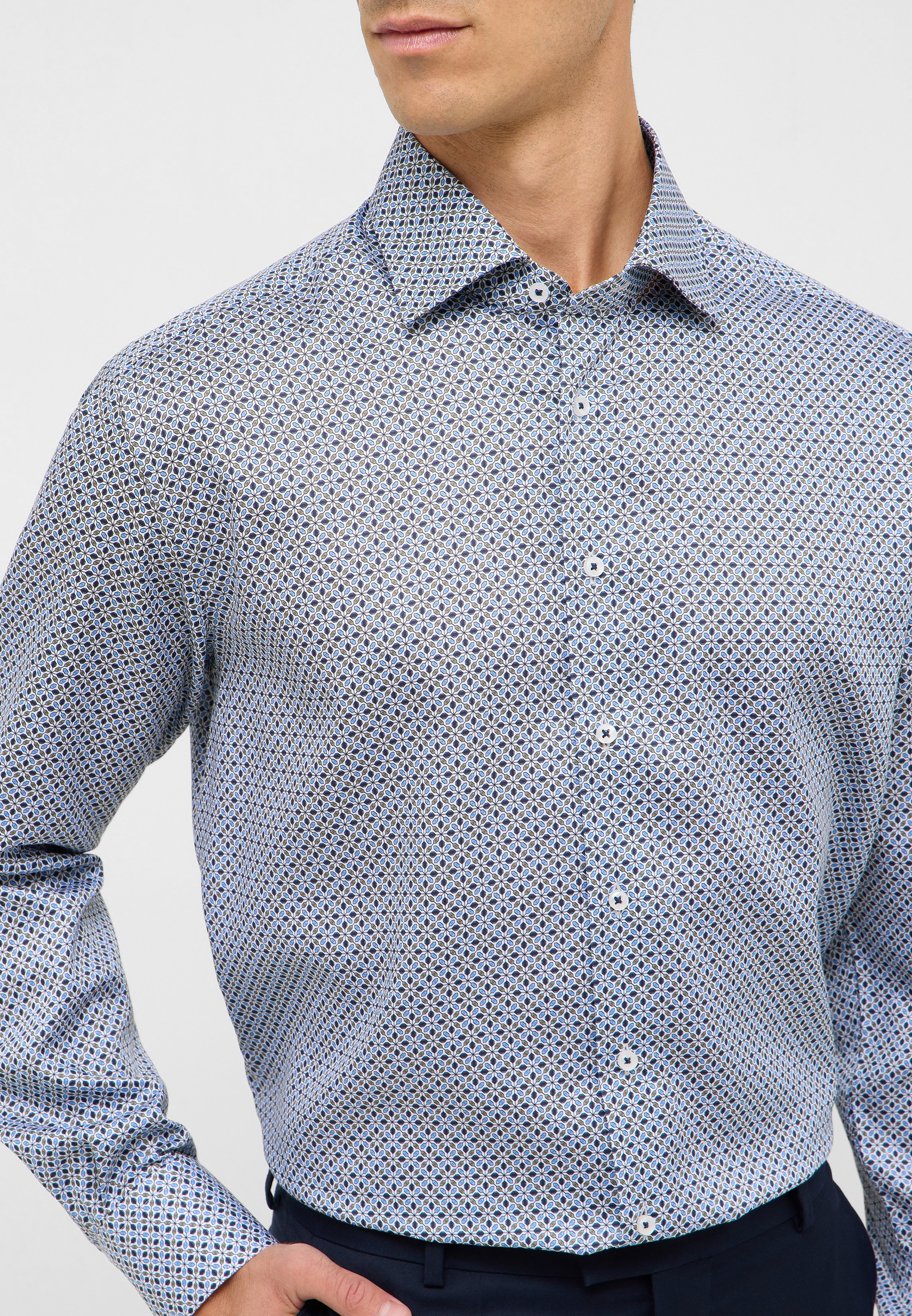 Hemd Twill Langarm