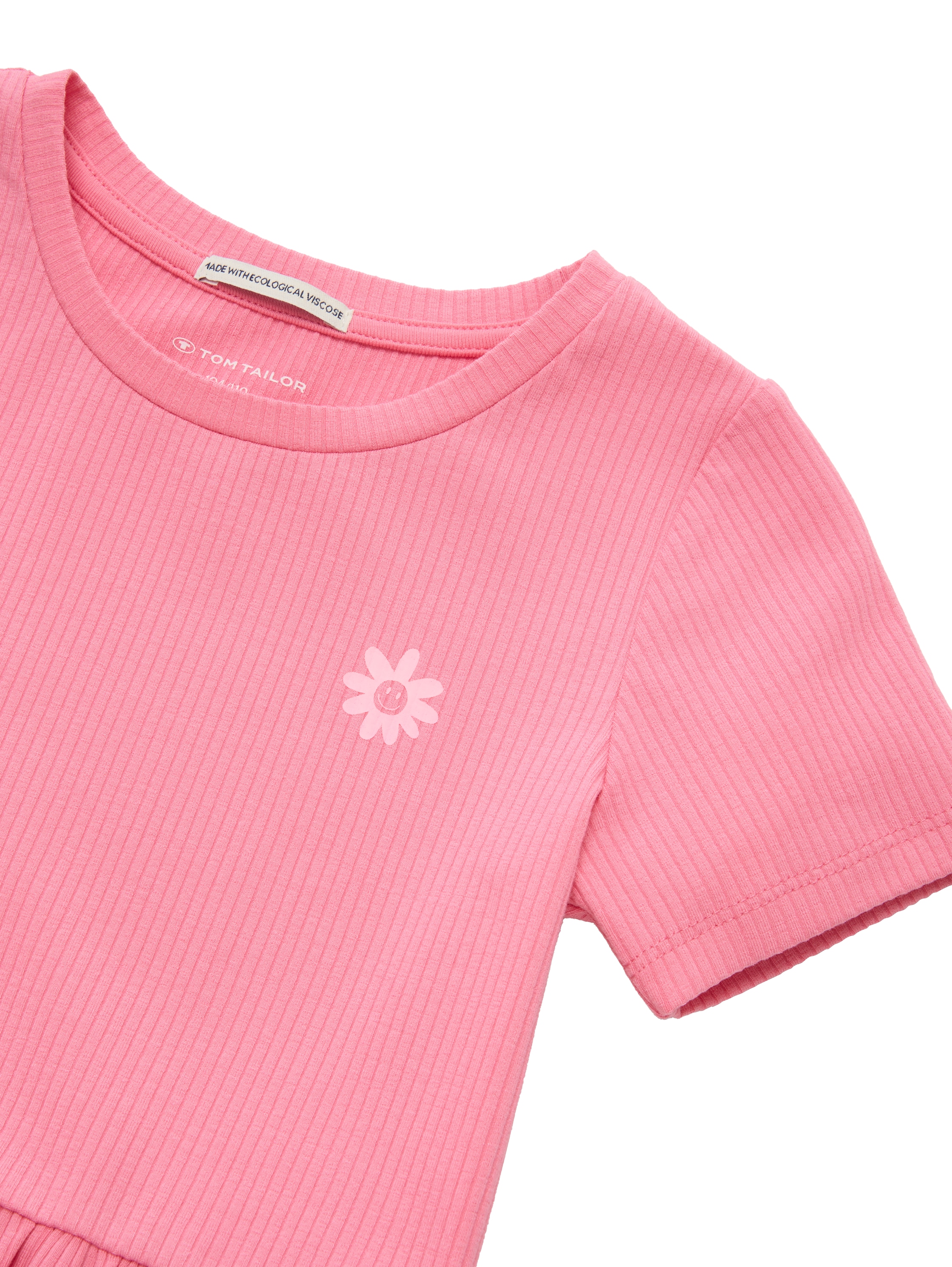 Mini-Kleid mit Rippstruktur