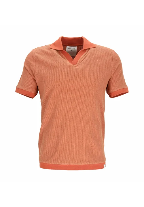 The open collar Polo