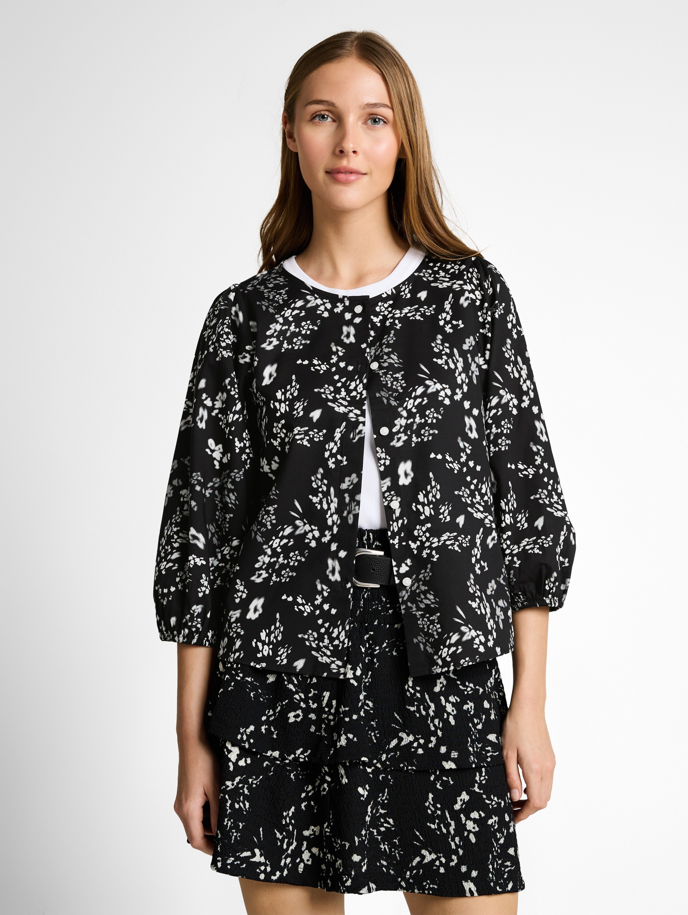 Bluse mit Blumenmuster