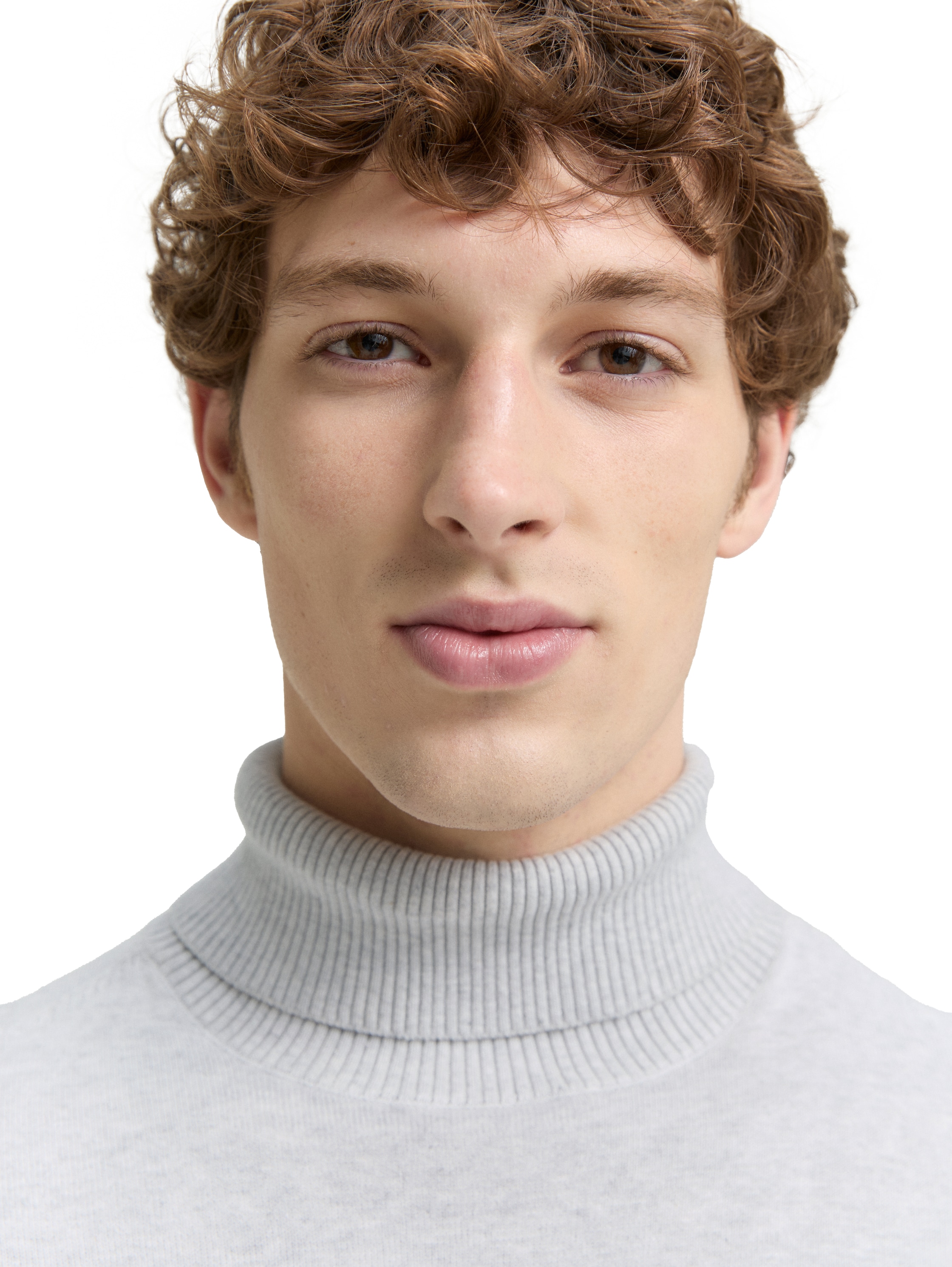 Rollkragenpullover aus Baumwolle