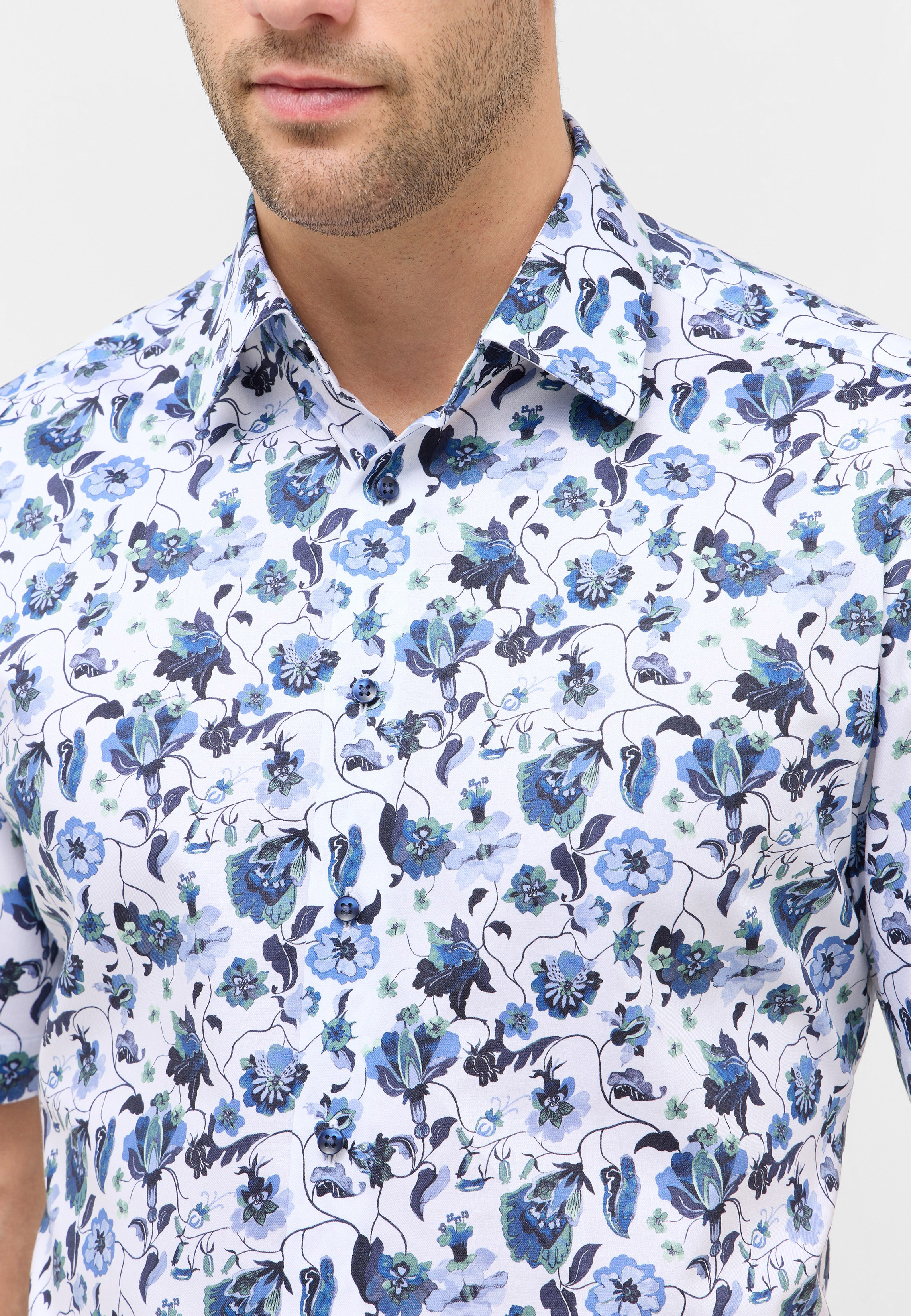 Hemd Twill Kurzarm