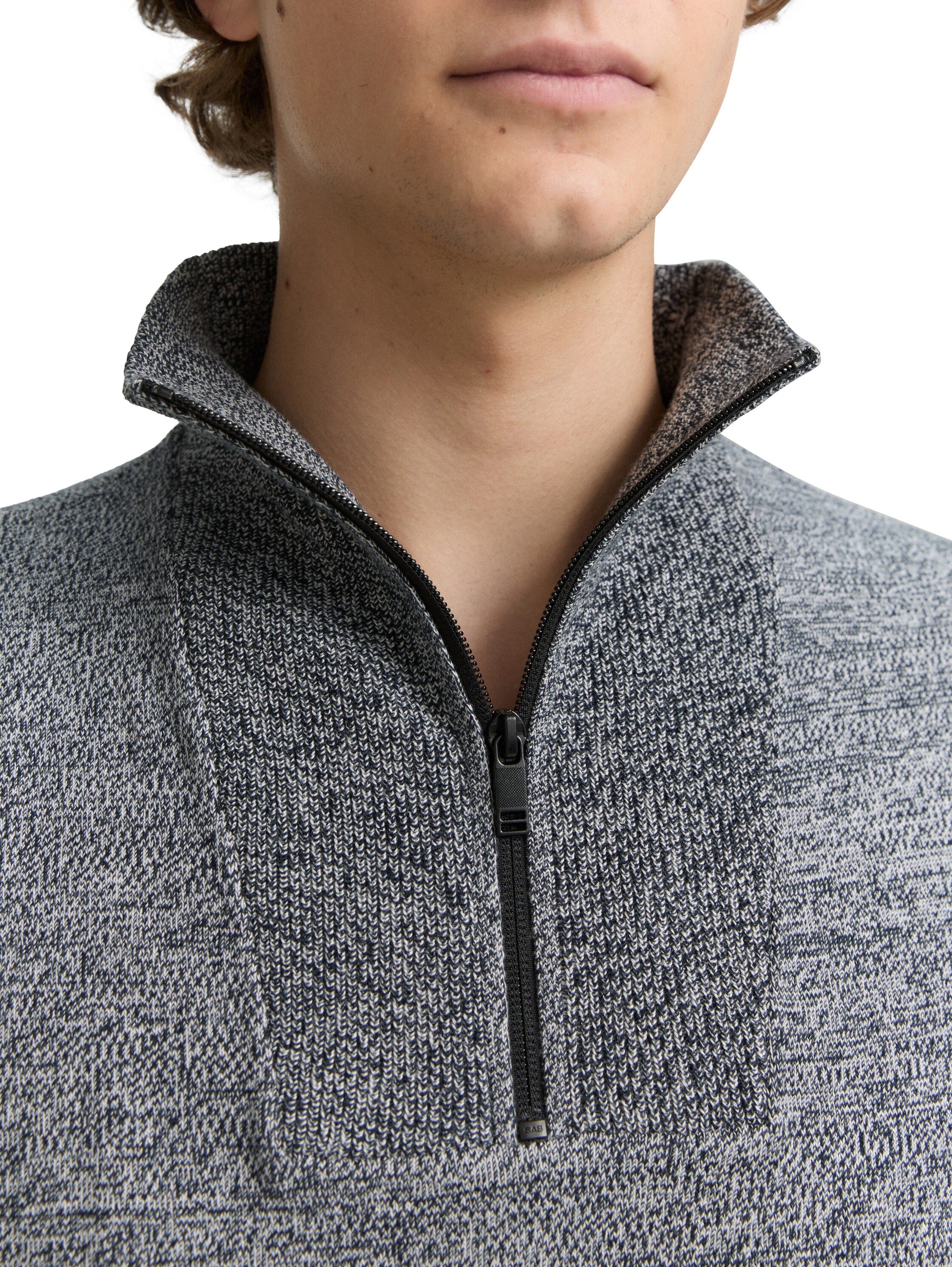 Troyer Strickpullover aus Baumwolle