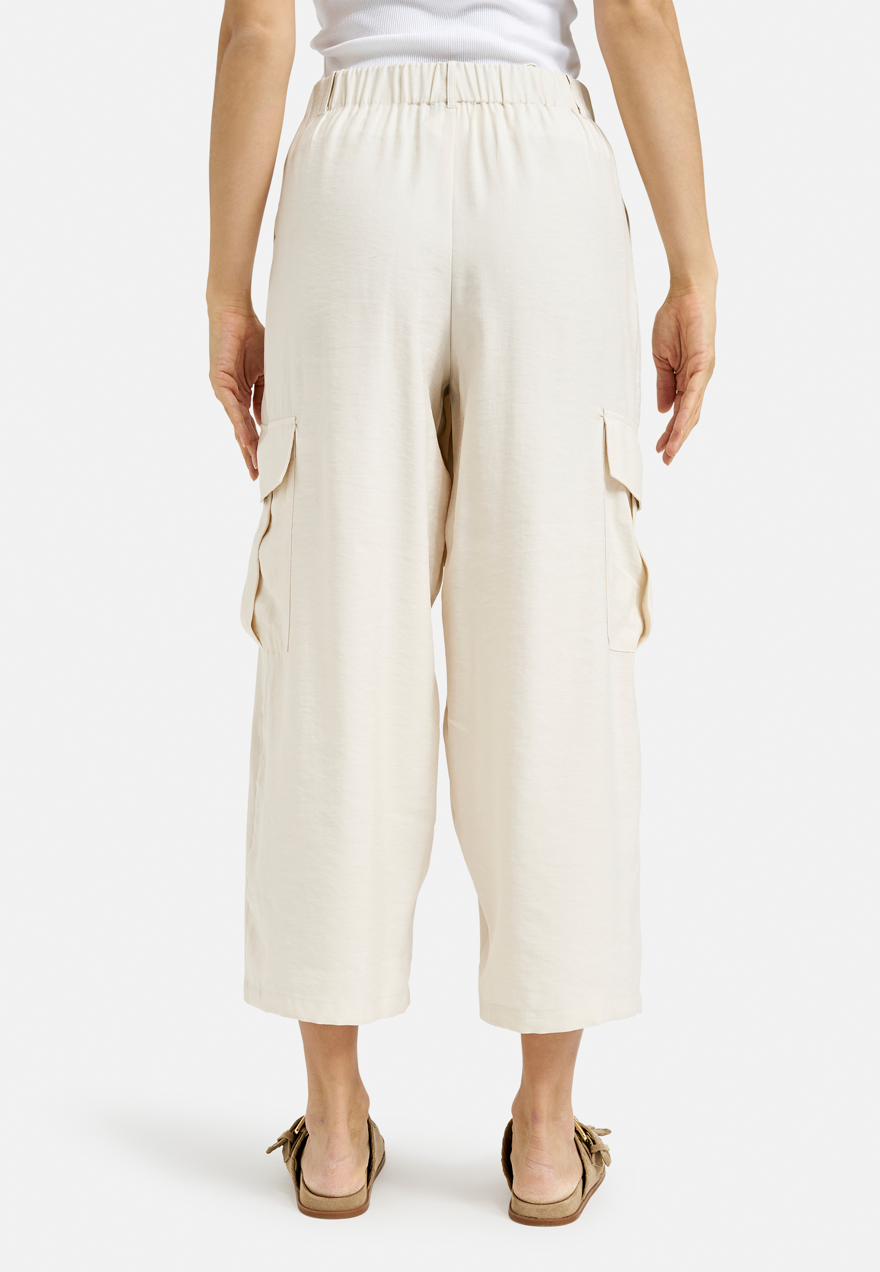 Cargopants, elastic, wb, french pockets
