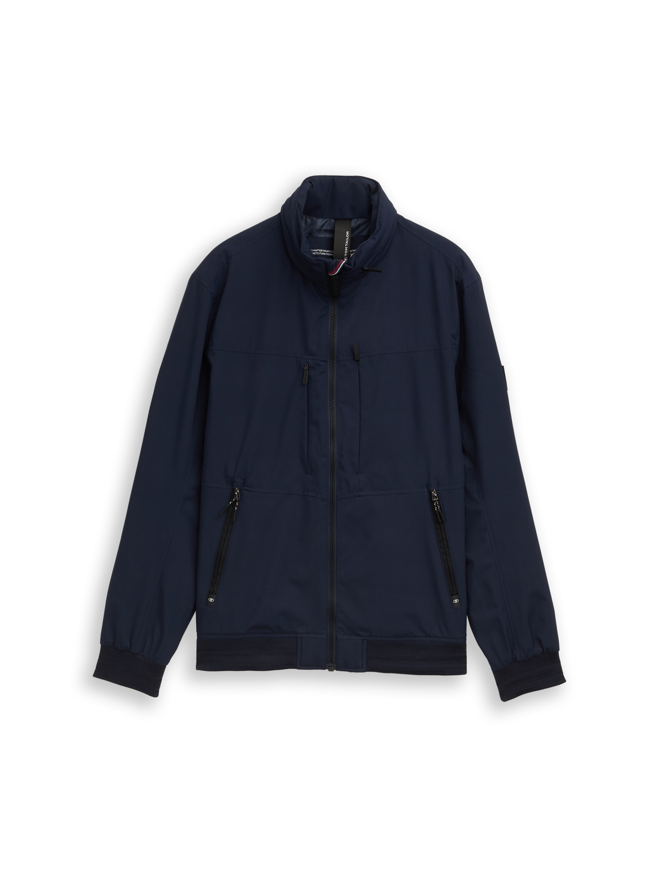 Blouson Jacke mit verstaubarer Kapuze
